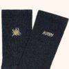 Unisex-Rippsocken mit Edelweiß-Logo
