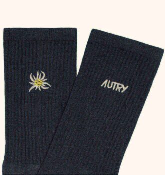 Unisex-Rippsocken mit Edelweiß-Logo