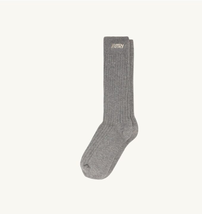 Unisex-Rippsocken mit gesticktem Logo
