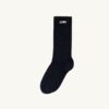 Unisex-Rippsocken mit gesticktem Logo