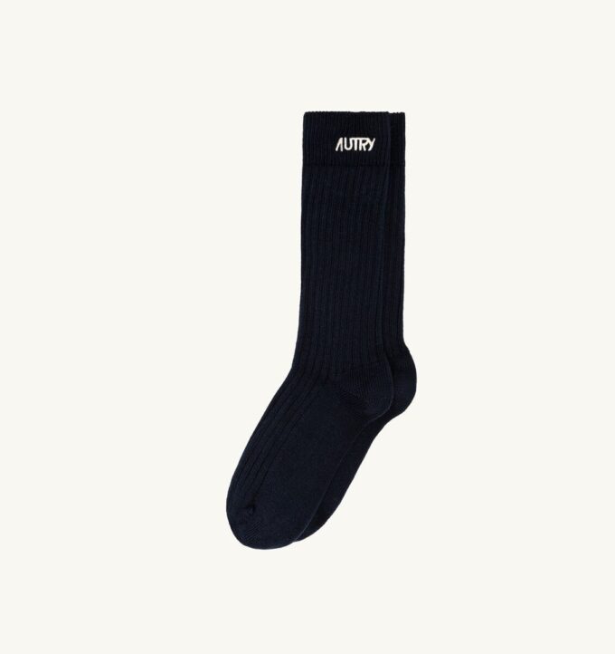 Unisex-Rippsocken mit gesticktem Logo