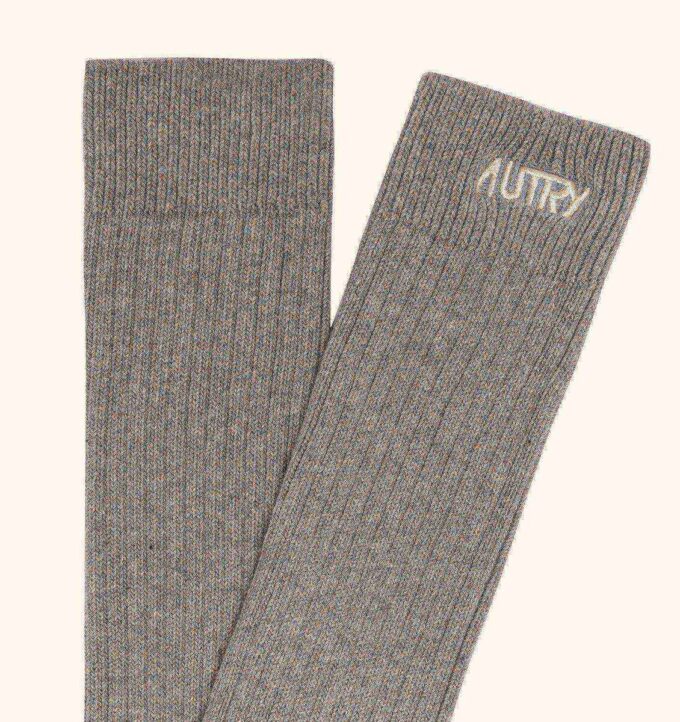 Unisex-Rippsocken mit gesticktem Logo