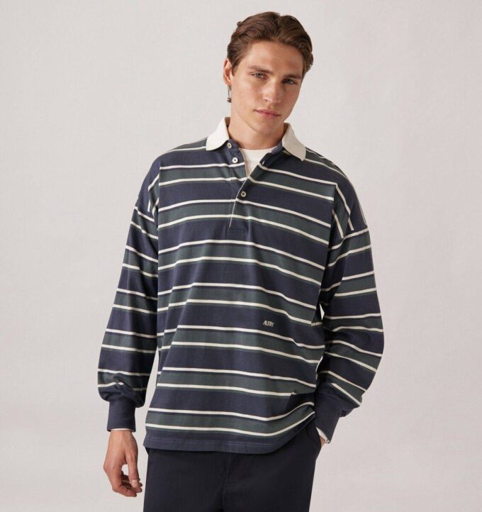 Unisex-Rugby-Polo mit Streifen Unisex-Rugby-Polo mit Streifen