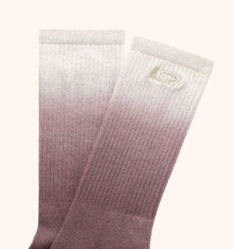 Unisex-Socke mit Batikmuster und gesticktem Logo