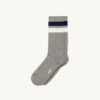 Unisex-Socke mit gestreiftem Jacquard-Logo Unisex-Socke mit gestreiftem Jacquard-Logo