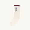 Unisex-Socke mit gestreiftem Jacquard-Logo Unisex-Socke mit gestreiftem Jacquard-Logo
