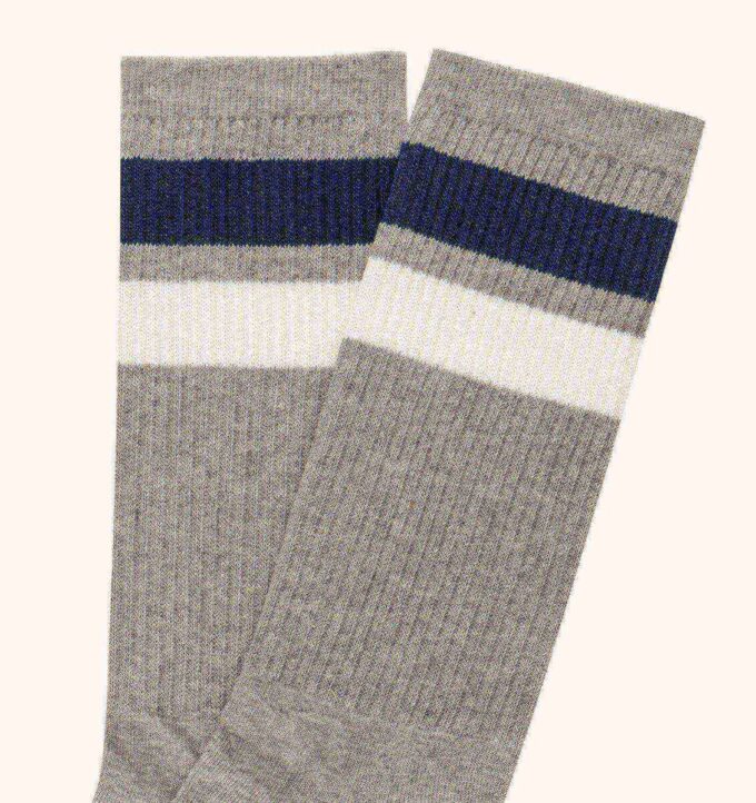 Unisex-Socke mit gestreiftem Jacquard-Logo Unisex-Socke mit gestreiftem Jacquard-Logo