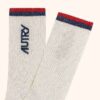 Unisex-Socke mit gestreiftem Jacquard-Logo Unisex-Socke mit gestreiftem Jacquard-Logo