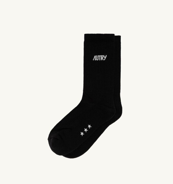 Unisex-Socke mit Jacquard-Logo