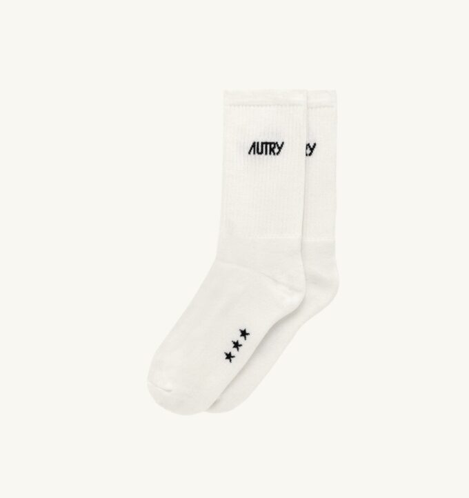 Unisex-Socke mit Jacquard-Logo