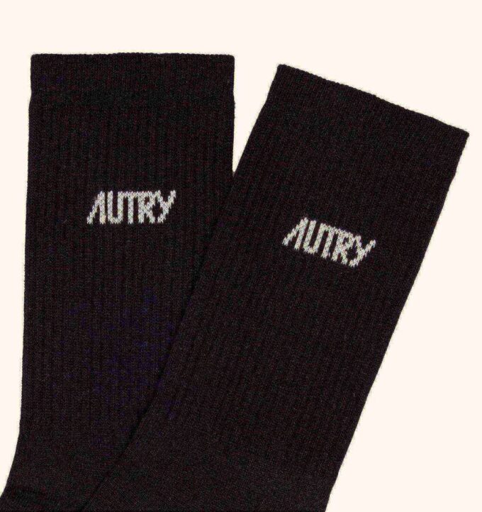 Unisex-Socke mit Jacquard-Logo