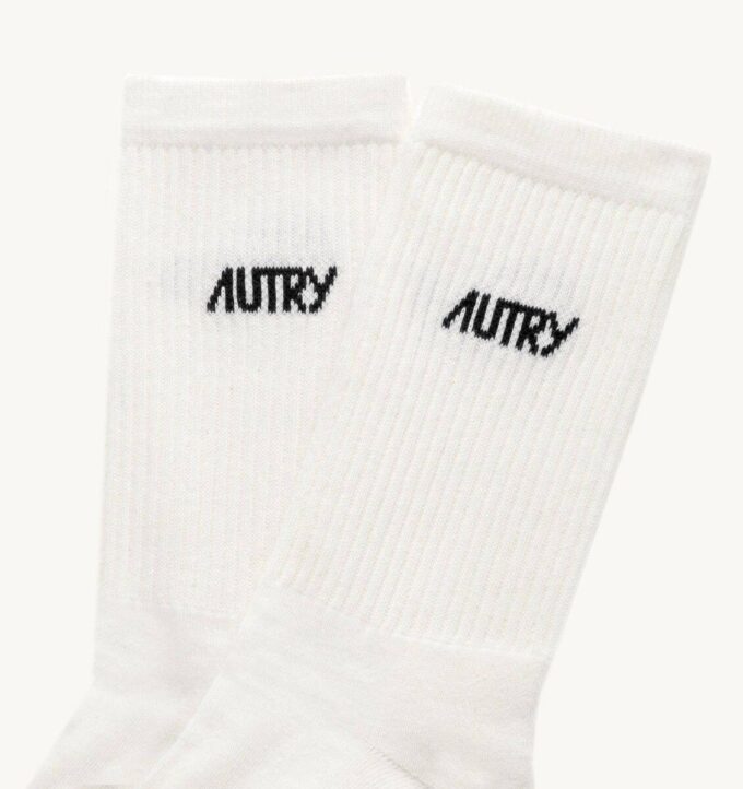 Unisex-Socke mit Jacquard-Logo