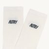 Unisex-Socke mit Jacquard-Logo
