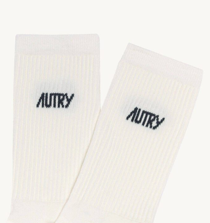 Unisex-Socke mit Jacquard-Logo