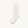 Unisex-Socke mit Rippenmuster und gesticktem Logo