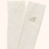 Unisex-Socke mit Rippenmuster und gesticktem Logo