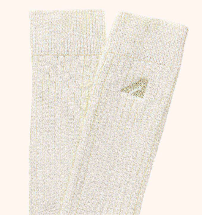 Unisex-Socke mit Rippenmuster und gesticktem Logo