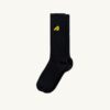 Unisex-Socken aus blauer Strickbaumwolle Unisex-Socken aus blauer Strickbaumwolle