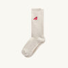 Unisex-Socken aus weißer Strickbaumwolle