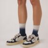 Unisex-Socken im Batik-Look mit gesticktem Logo
