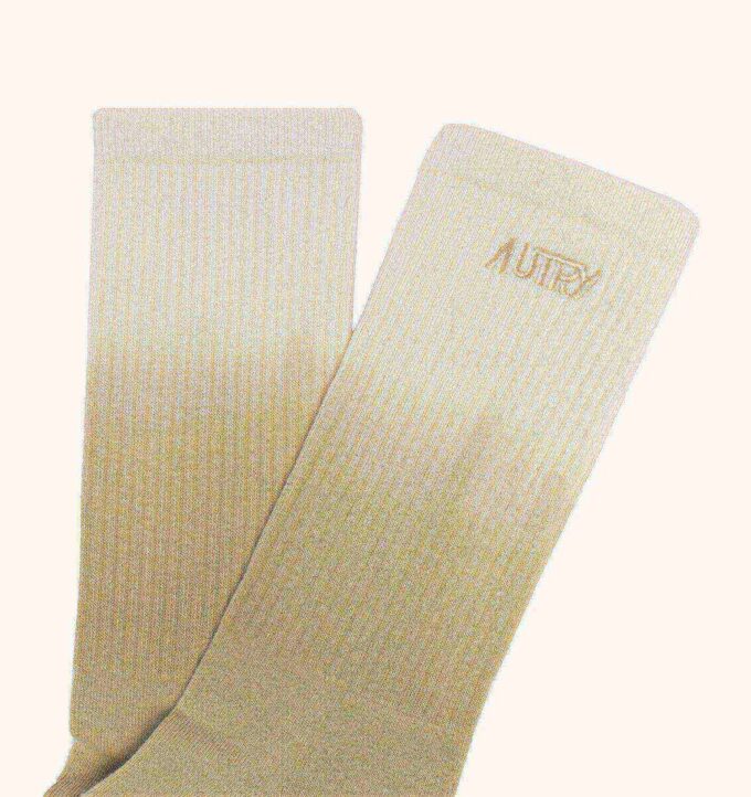 Unisex-Socken im Batik-Look mit gesticktem Logo
