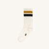 Unisex-Socken mit gestreiftem Jacquard-Logo