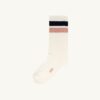 Unisex-Socken mit gestreiftem Jacquard-Logo