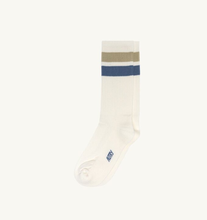 Unisex-Socken mit gestreiftem Jacquard-Logo Unisex-Socken mit gestreiftem Jacquard-Logo