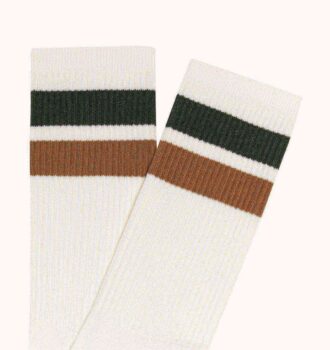 Unisex-Socken mit gestreiftem Jacquard-Logo