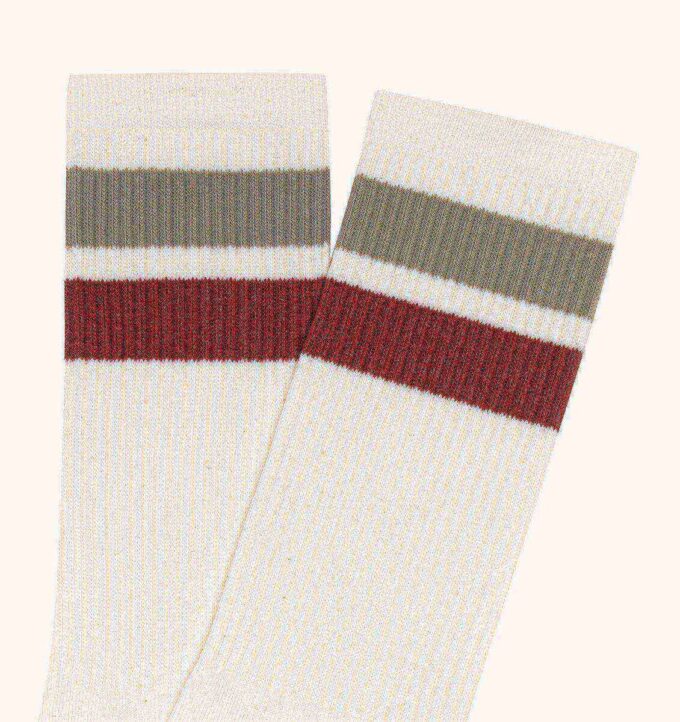 Unisex-Socken mit gestreiftem Jacquard-Logo Unisex-Socken mit gestreiftem Jacquard-Logo