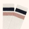 Unisex-Socken mit gestreiftem Jacquard-Logo