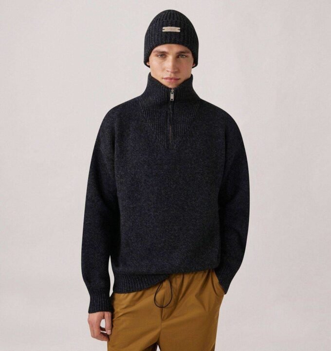 UNISEX STRICKJACKE MOULINE’ UNISEX STRICKJACKE MOULINE’