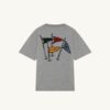 UNISEX-T-SHIRT MIT FLAGGEN-RÜCKENDRUCK UNISEX-T-SHIRT MIT FLAGGEN-RÜCKENDRUCK