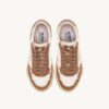 WILDPACE LOW SNEAKER AUS MESH UND WILDLEDER IN DEN FARBEN MARSHMALLOW UND CIGAR WILDPACE LOW SNEAKER AUS MESH UND WILDLEDER IN DEN FARBEN MARSHMALLOW UND CIGAR