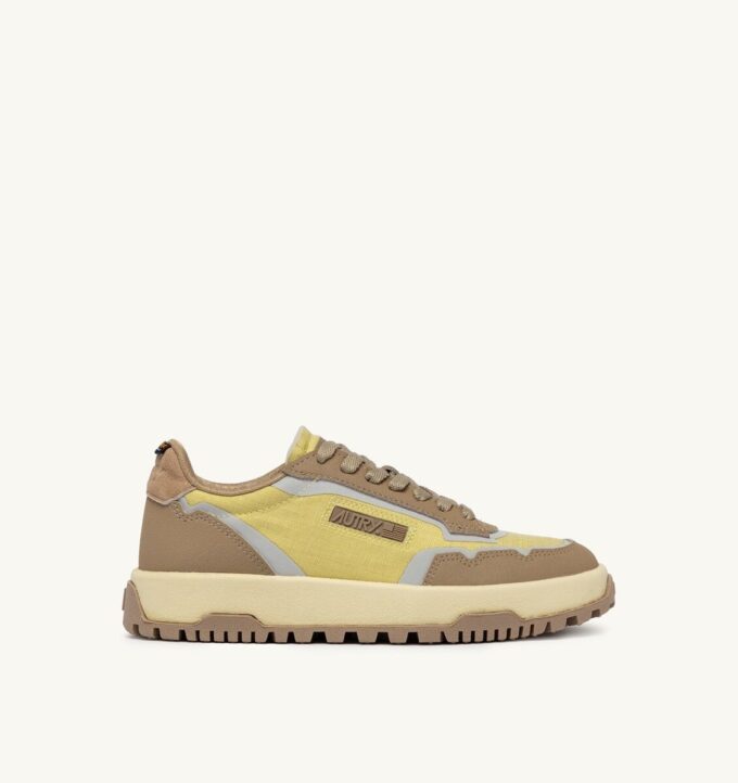WILDPACE LOW SNEAKER AUS RIPSTOP-NYLON UND LEDER, FARBE LEMON GRASS AND RENCIÉ WILDPACE LOW SNEAKER AUS RIPSTOP-NYLON UND LEDER, FARBE LEMON GRASS AND RENCIÉ