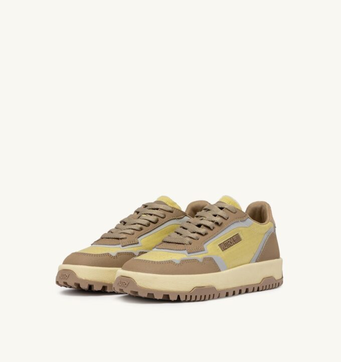 WILDPACE LOW SNEAKER AUS RIPSTOP-NYLON UND LEDER, FARBE LEMON GRASS AND RENCIÉ WILDPACE LOW SNEAKER AUS RIPSTOP-NYLON UND LEDER, FARBE LEMON GRASS AND RENCIÉ
