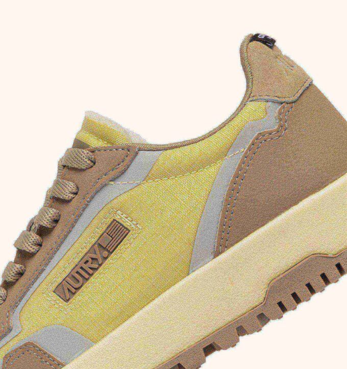 WILDPACE LOW SNEAKER AUS RIPSTOP-NYLON UND LEDER, FARBE LEMON GRASS AND RENCIÉ WILDPACE LOW SNEAKER AUS RIPSTOP-NYLON UND LEDER, FARBE LEMON GRASS AND RENCIÉ