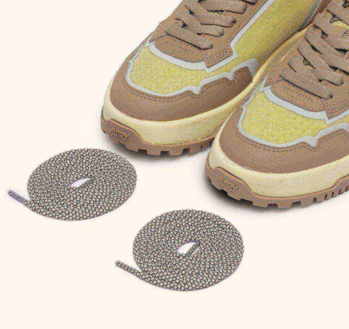 WILDPACE LOW SNEAKER AUS RIPSTOP-NYLON UND LEDER, FARBE LEMON GRASS AND RENCIÉ WILDPACE LOW SNEAKER AUS RIPSTOP-NYLON UND LEDER, FARBE LEMON GRASS AND RENCIÉ