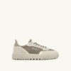 WILDPACE LOW SNEAKER IN ELMOND UND WEISS CORDURA UND WILDLEDER WILDPACE LOW SNEAKER IN ELMOND UND WEISS CORDURA UND WILDLEDER