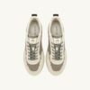 WILDPACE LOW SNEAKER IN ELMOND UND WEISS CORDURA UND WILDLEDER WILDPACE LOW SNEAKER IN ELMOND UND WEISS CORDURA UND WILDLEDER