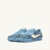 WINDSPIN FLOWERS SNEAKER IN VERGISSME-NOT-LEDER