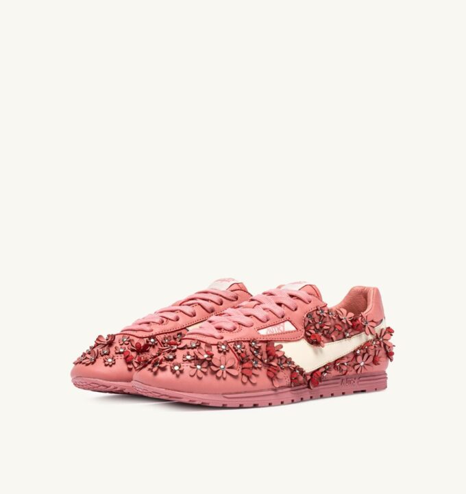 WINDSPIN FLOWERS-SNEAKERS AUS HUMMER-BISQUE-LEDER WINDSPIN FLOWERS-SNEAKERS AUS HUMMER-BISQUE-LEDER