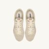 WINDSPIN SNEAKER AUS BISCUIT WILDLEDER UND LEDER