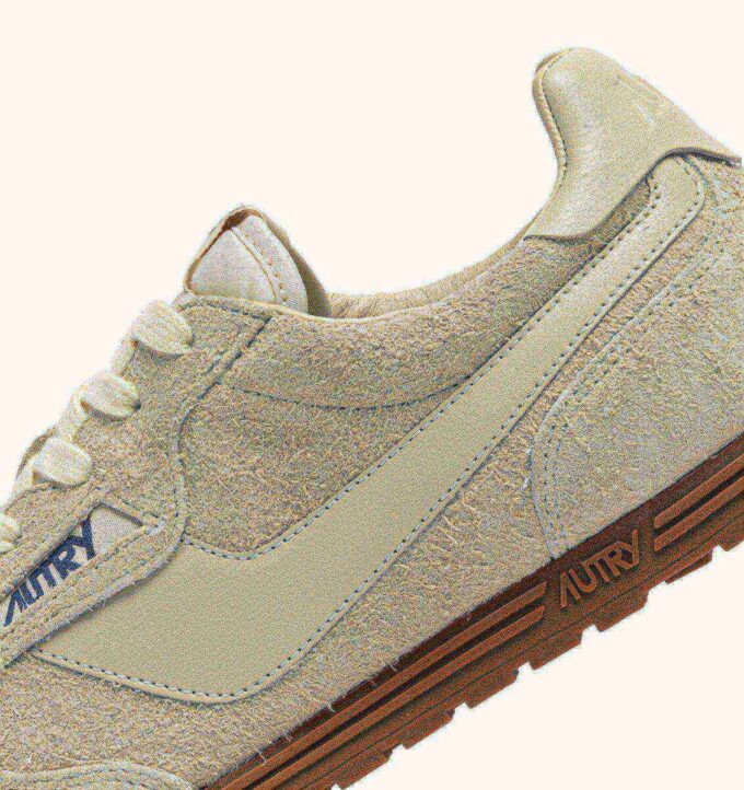 WINDSPIN SNEAKER AUS BISCUIT WILDLEDER UND LEDER