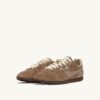 WINDSPIN SNEAKER AUS ERDNUSS-WILDLEDER UND LEDER