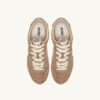 WINDSPIN SNEAKER AUS ERDNUSS-WILDLEDER UND LEDER