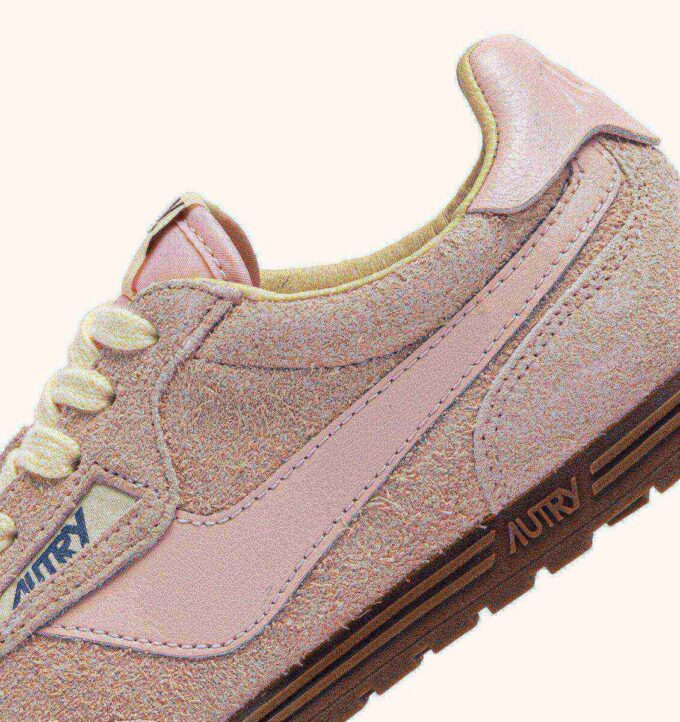 WINDSPIN SNEAKER AUS ROSMARIN-WILDLEDER UND LEDER