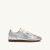 WINDSPIN SNEAKER AUS SILBERFARBENEM LAMINIERTEM LEDER WINDSPIN SNEAKER AUS SILBERFARBENEM LAMINIERTEM LEDER