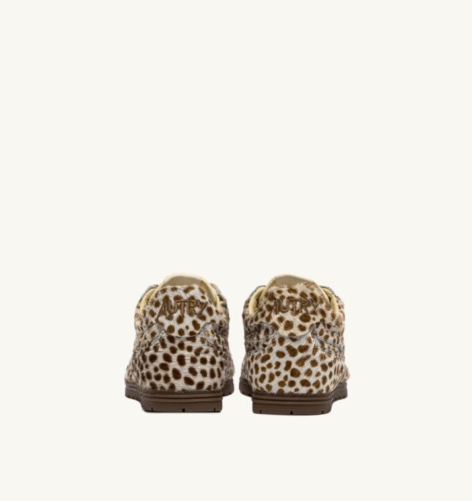 WINDSPIN SNEAKER IM ANIMAL-PRINT MIT PONYHAAR-EFFEKT