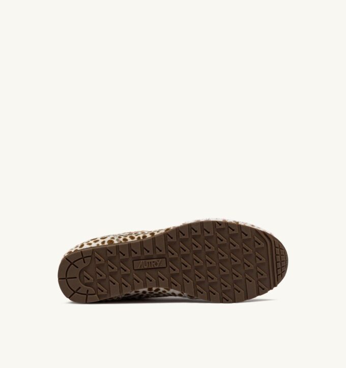 WINDSPIN SNEAKER IM ANIMAL-PRINT MIT PONYHAAR-EFFEKT